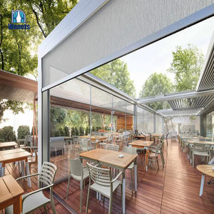Pare-soleil coupe-vent/imperméable à l'eau, stores enrouleurs à glissière personnalisés pour terrasse patio - Product Image 3