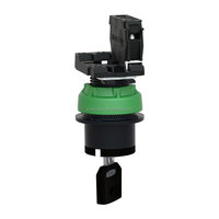 Interruptor de Llave/Sellosa Schneider XB5FG de Plástico Empotrado, Diámetro 30mm, 1/2NO XB5FG03/21/33/41/61, Interruptor Selector de Montaje Empotrado