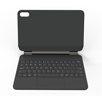 Nouvelle coque de protection intégrée ultra-mince avec rétroéclairage et pavé tactile sans fil BT pour tablette à design ciseaux, langue personnalisable