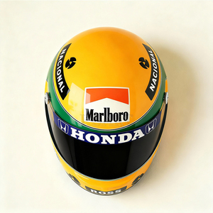 Scultura di Casco <span class=keywords><strong>da</strong></span> Corsa in Fibra di Vetro Scala 1:1 Dipinta a Mano Decorazione Artistica <span class=keywords><strong>da</strong></span> <span class=keywords><strong>Parete</strong></span>/Tavolo per Interni in Resina - Product Image 5