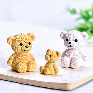 Osito de la Serie Osos, Adorno de Micro Paisaje de Animales Adorables, Bonsái DIY, Adornos de PVC, Moldeo por Inyección, Osito Amoroso - Product Image 3