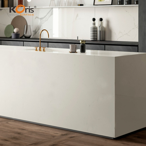 Koris OEM Thiết Kế Hiện Đại Khách Sạn Sang Trọng Bề Mặt Rắn <span class=keywords><strong>Acrylic</strong></span> Mặt Trước Quầy Lễ Tân - Product Image 3