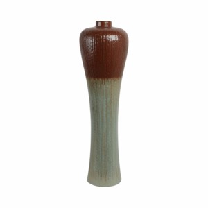 Vaso da terra in ceramica, design moderno a cono, di grandi dimensioni, per l'arredamento del soggiorno - Product Image 4