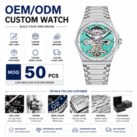 Montre mécanique automatique tourbillon Pagani Design PD-YS028 pour homme, personnalisée, avec cristal saphir, acier, étanche, montre de luxe OEM ODM