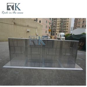 Barrera de Control de Multitudes de Aluminio Ligero, Barrera Antiexplosión para Partidos de Fútbol, Fácil de Instalar - Product Image 6