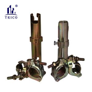 Abrazadera de andamio de construcción BS1139 EN74 Acoplador doble presionado JIS Acoplador giratorio Abrazadera fija - Product Image 6