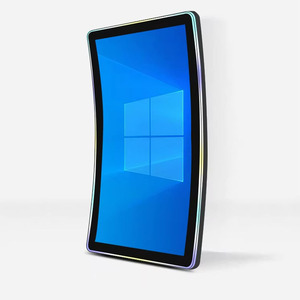 Phổ biến nhất 3M 32 43 inch <span class=keywords><strong>LCD</strong></span> hiển thị cong chơi game màn hình cảm ứng với Led Light Bar Strip Surround kỹ thuật số cửa sổ hiển thị - Product Image 1