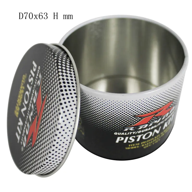 piston kit rings packaging tin box