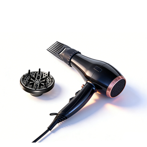 Secador de Pelo Iónico Profesional con Motor AC y Tecnología de Iones Negativos para Uso en Salón, Soplador de Alta Potencia, Alto Rendimiento - Product Image 1