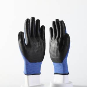 Best selling <strong>Nitrile</strong> Coated Oilfield Anti Slip Waterproof Acid And Alkali Resistant <strong>Gloves</strong> Mechanic <strong>Glove</strong> - Product Image 2