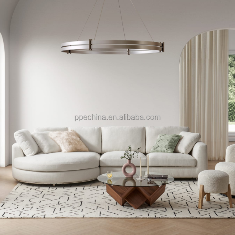 Home furniture luxury sleeper hot seller modern modular sectional sofa bed living room sofa