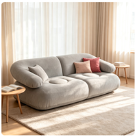 Canapé gonflable pliable portable avec accoudoirs, coussin en PVC pour le camping en plein air, la chambre à coucher, le salon