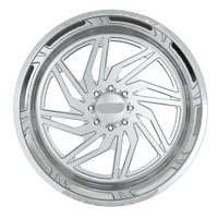 Jantes de camion forgées sur mesure SL 28X12 26X12 22X14 24X12 Super Single Deep Concave Polished avec entraxes 8X180 8X170 8X165.1 pour Ram 2500