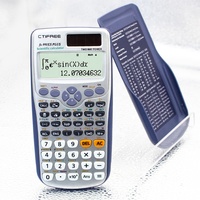 Calculatrice scientifique personnalisée 991ES Plus à 417 fonctions pour les élèves, en plastique ABS durable