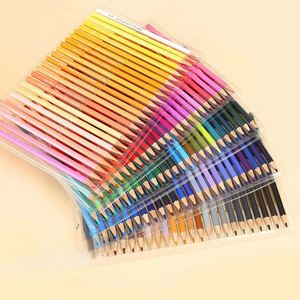 Lot de 120 crayons de couleur professionnels en gros, forme hexagonale, en bois, à base d'huile, pour étudiants et artistes - Product Image 1