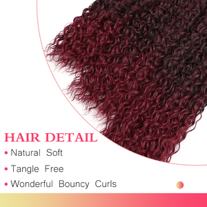 Bán buôn 300g 9X lượn sóng tóc bó Chất lượng cao sợi nước sóng tóc dệt nước tổng hợp sóng tóc bó phần mở rộng - Product Image 5