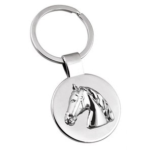 Portachiavi DCOR HORSE con Portamonete, Elegante in Lega Metallica, Logo Personalizzato, in Lega di Zinco - Product Image 1