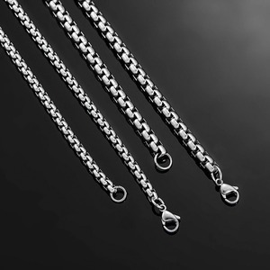 <span class=keywords><strong>Cadena</strong></span> de Acero Inoxidable de 2mm/3mm/4mm/5mm/6mm de Grosor, Estilo Clásico, para Hombre y Mujer, de 14 a <span class=keywords><strong>40</strong></span> Pulgadas - Product Image 3