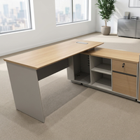 Bureau de direction moderne avec rangement - Mobilier de bureau commercial Poste de travail de direction