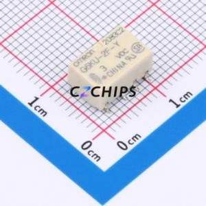 G6KU-2F-Y-TR DC3 Magnetic Latching Relay Relay 3V 2 Changeover: 2C (DPDT-Changeover)::: 125V-AC/60V-DC Single Coil - Product Image 1