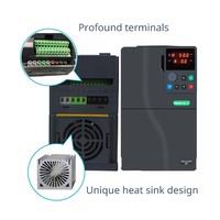 Variateur de fréquence (VFD) triphasé 15KW 18.5KW 22KW 30KW 380V, convertisseur de fréquence, variateur de vitesse pour moteurs