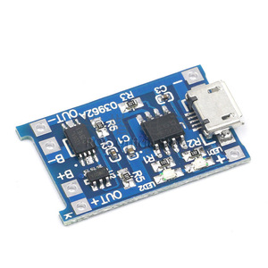 03962A 18650 <b>Battery</b> Charger <b>3.7V</b> 1A Micro USB Input Overcharge Protection LED Indicator - Product Image 2