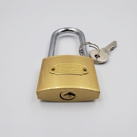 Peinture d'imitation en laiton Cadenas décoratif de qualité 63mm pour une utilisation en porte et une belle apparence