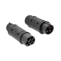 Nouveau GBT SAE J1772 IEC 62196 Adaptateur Type 2 à Type 1 EV Chargeur Connecteur DC Convertisseurs 32A IP54