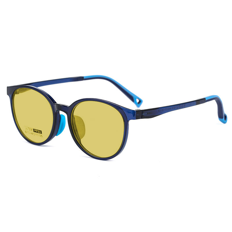 น้ำเงินเข้ม/เหลือง