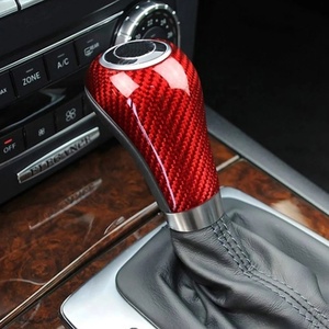 Levier de changement de vitesse en cuir, accessoire d'intérieur de voiture pour <span class=keywords><strong>Mercedes</strong></span> Benz <span class=keywords><strong>classe</strong></span> A C <span class=keywords><strong>E</strong></span> G CLS GLK 2008 — 2012 - Product Image 1