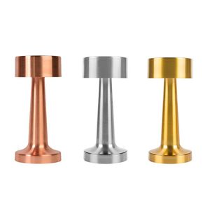 레트로 바 배터리 충전 매트 램프 테이블 LED 디 밍이 가능한 책상 충전식 조명 파티 장식 - Product Image 6
