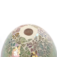 Diffuseur d'huiles essentielles électrique en verre mosaïque personnalisé avec 7 LED interchangeables et fonction minuterie