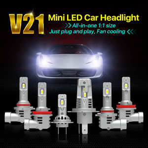 Vente d'usine H4 H7 ampoule de phare LED 80W Canbus 10000LM H1 H3 H8 H11 9005 9006 Super lumineux 6500K blanc 12V 30V lampe <span class=keywords><strong>à</strong></span> LED automatique - Product Image 2