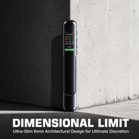 Enregistreur vocal numérique en métal, longue autonomie, réduction de bruit HD, enregistrement audio USB WAV pour réunions, conférences, interviews