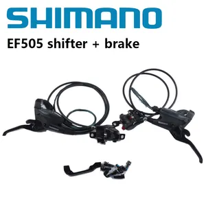 Shimano EF505 BR M315 Rem Hidrolik Sepeda, Sakelar Pemicu Pengganti Rem Cakram Hidrolik Sepeda MTB 3X9 3X8 2X8 Speed, Kabel Dalam M315 Rem 800/1450Mm