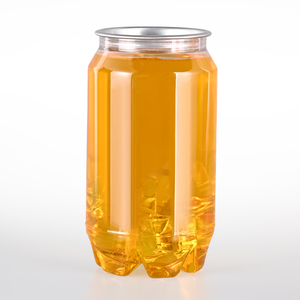 Dùng một lần rõ ràng Pet nhựa bịt kín chai 250ml 300ml 500ml 700ml logo in lạnh nước giải khát cà phê nước trái cây bao bì - Product Image 2