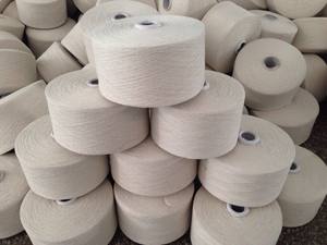 Hilo de Algodón Reciclado Blanco OME T GY-01 NE 6/1-10s/1, Mezcla de Poliéster, Hilo de Extremo Abierto para Tejer Guantes de Trabajo, Vietnam - Product Image 6