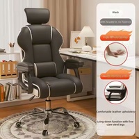 Fauteuil de direction gaming grand format en cuir PU, confortable, élégant, couleur personnalisable, inclinable, hauteur réglable, pivotant à 360 degrés