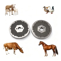 Vente directe du fabricant : Machine à granulés d'aliments, disque de broyage en alliage d'acier inoxydable, moule plat, ouverture personnalisable, vente en gros