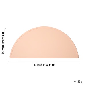 Special Offer Non-Slip Half Reusable Silicone Placemats Dinner Plates Korean Tea Cups <strong>Bowls</strong> Cartoon Pattern Kids Insulated Mats - Product Image 6