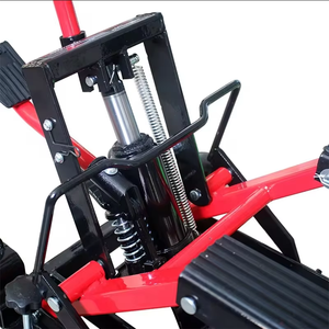 Piattaforma di Sollevamento per Moto, Sollevatore Idraulico a Forbice, Capacità di Carico Regolabile, Supporto Portatile per Riparazioni - Product Image 4