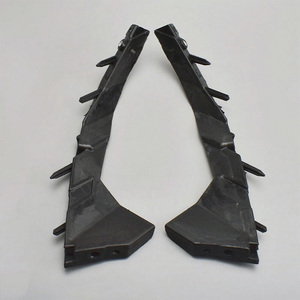 Kit de soportes de parachoques delantero de alta calidad para 2015-2021 para Dodge Charger plástico con recortes de luz antiniebla protección de carrocería trasera - Product Image 2