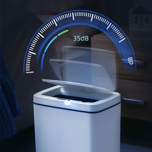 Home Small Rectangular Touchless Electronic Automatic <strong>Infrared</strong> Motion Sensory Activated <strong>Garbage</strong> Trash <strong>Can</strong> - Product Image 5