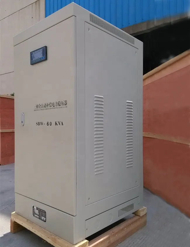 AC automatic voltage regulator 60kva / servo motor type 60kva voltage stabilizer