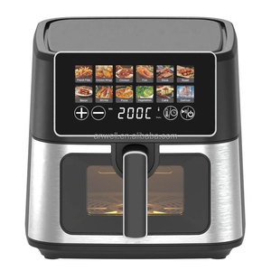 Freidora de Aire ANWELL de Gran Capacidad, <span class=keywords><strong>6</strong></span> <span class=keywords><strong>Litros</strong></span>, con Ventana de Visualización, Pantalla Táctil, Sin Necesidad de Limpiar, Freidora de Vapor - Product Image 3