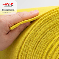 Tapis de sol pour exposition en polyester aiguilleté, tapis non tissé pour événements, fournisseur de rouleaux de tapis
