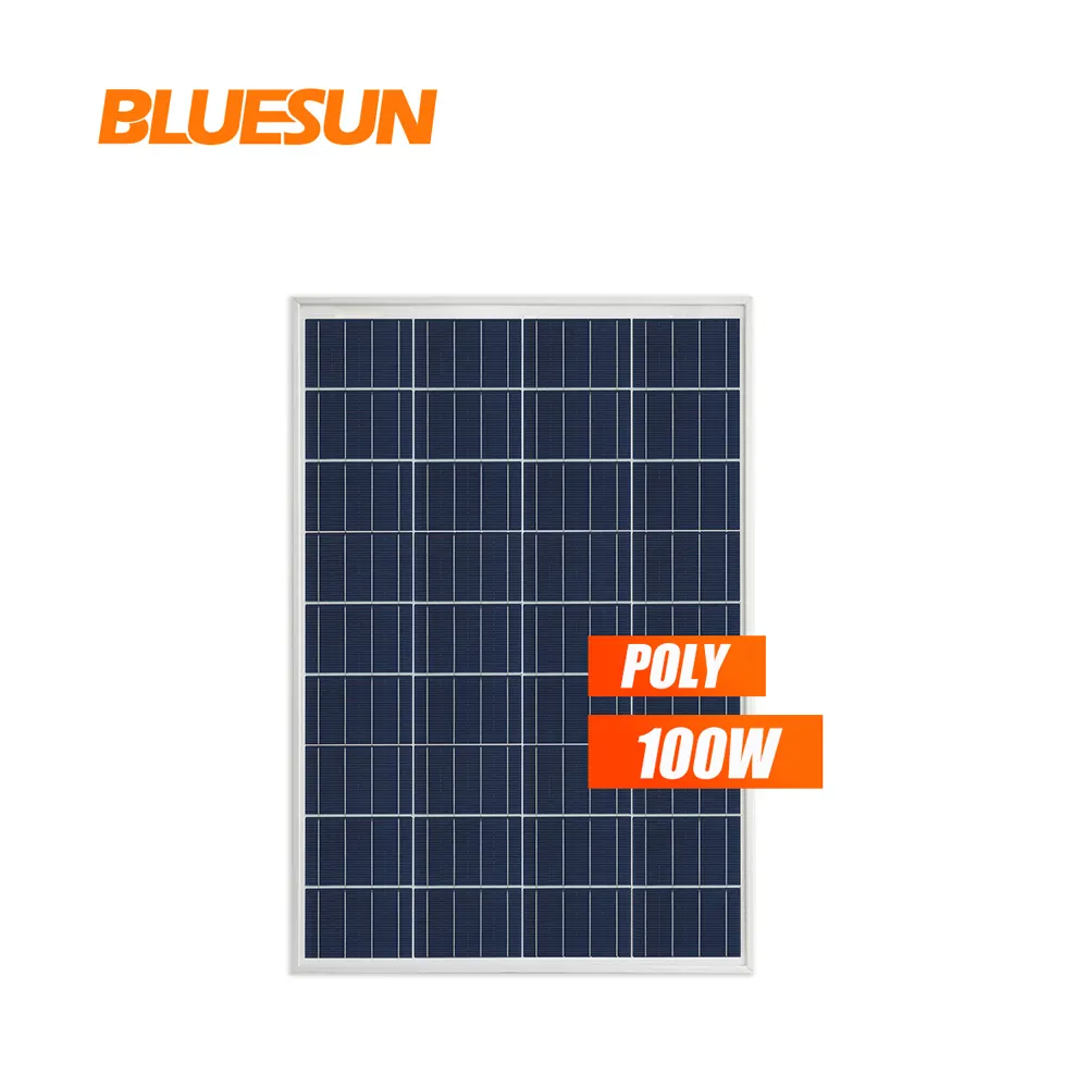 Painéis solares pequenos para uso doméstico, 50w 100w 200w poly 100w