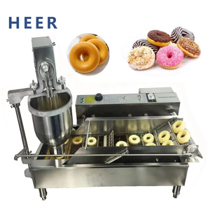 7L Phễu hoàn toàn tự động thương mại công suất cao điện lớn Donut Maker Máy tự động lật Fry Donut Fryer dây chuyền sản xuất - Product Image 1