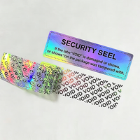 Autocollants de garantie de sécurité Jinyu anti-effraction avec logo, imprimés sur mesure, étiquettes holographiques anti-effraction