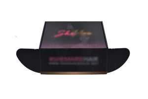 China Express <b>Box</b> Factory Cheap Custom logo Print Eco Friendly Black Corrugated Mailing Boxes <b>pink</b> White Shipping <b>Box</b> with logo - Product Image 5